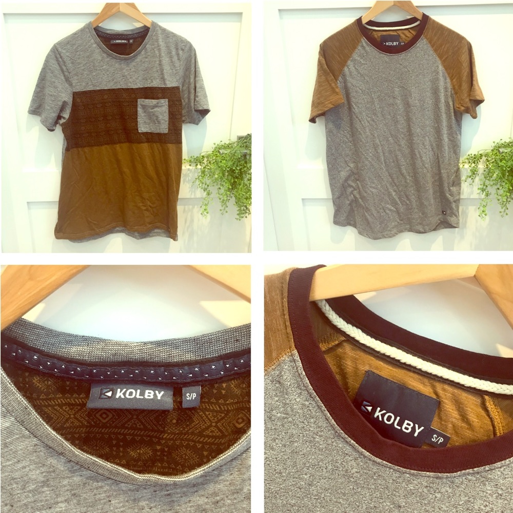 Lot of 2 men’s Kolby T-Shirts